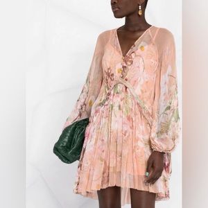 ZIMMERMANN Dancer floral-print dress size AU2/US 8